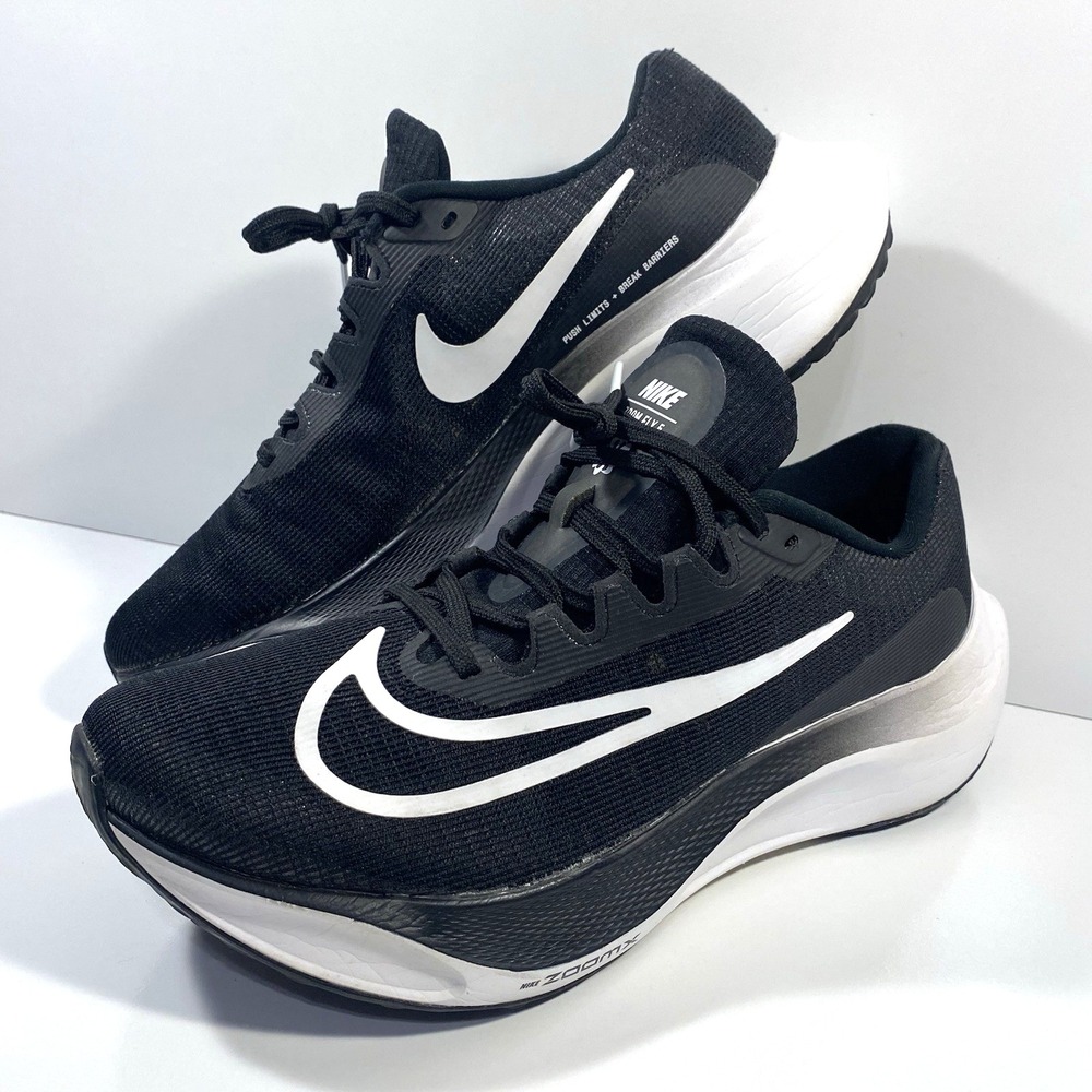 Nike Zoom Fly 5 Men Size 9 Running Shoes Black White DM8968-001